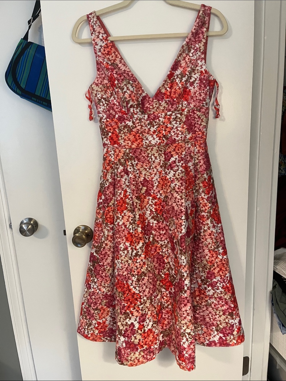 Elegant floral midi dress